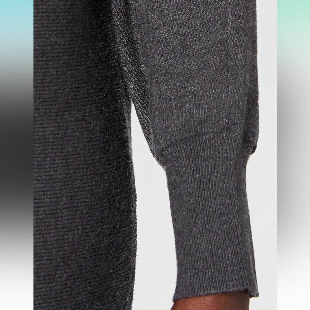 NOISY MAY Boatneck Knit Dress in BLACK | Size M - Picture 7 of 8